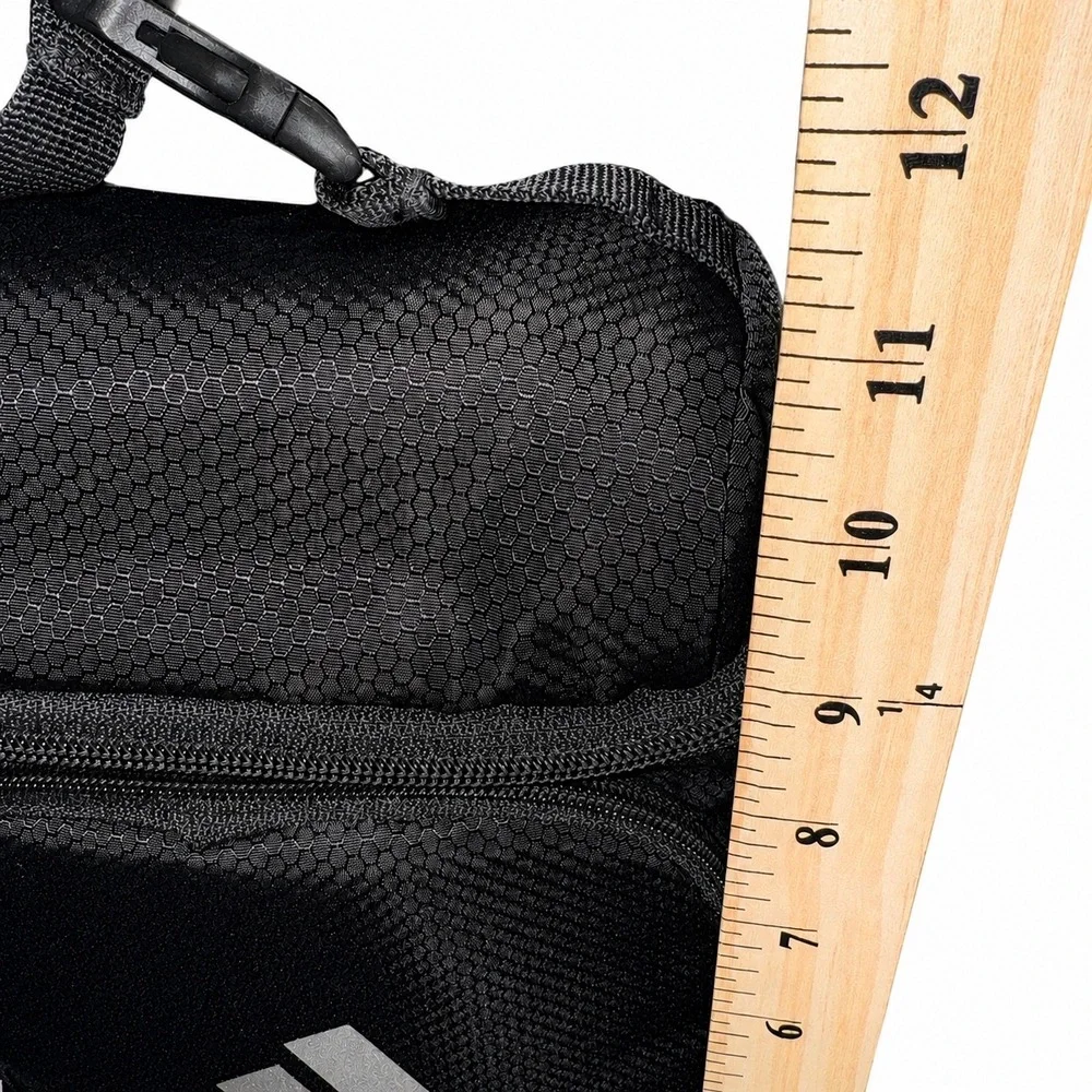 Adidas | Insulated Lunch Bag | Black | Dual Compartment | Clip Handle